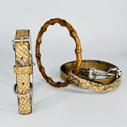 Snakeskin Chic Dog Leash